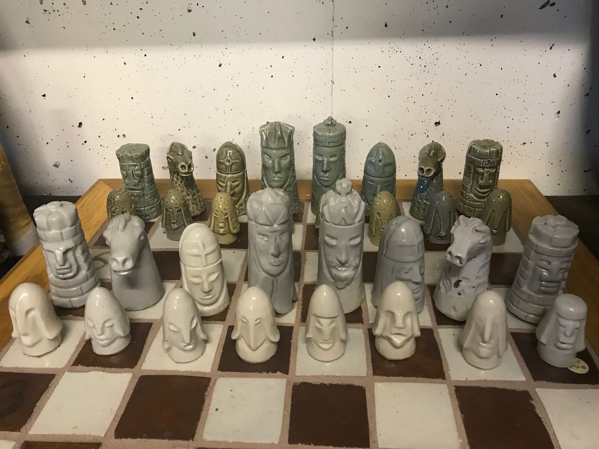 Stoneware Chess Set – Peter Accadia Ceramics